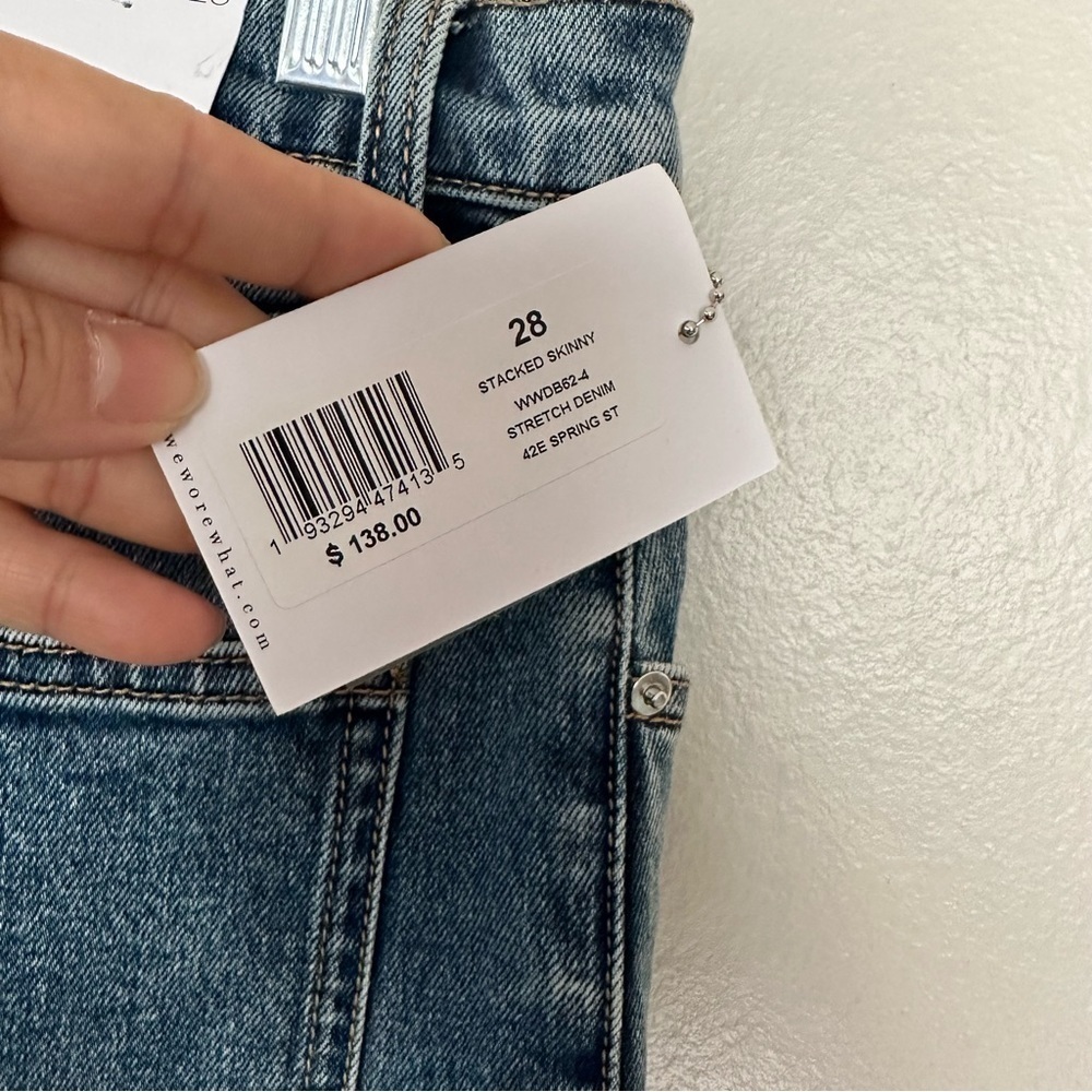 NWT Whoworewhat Stacked Skinny Jeans - Picture 6 of 7
